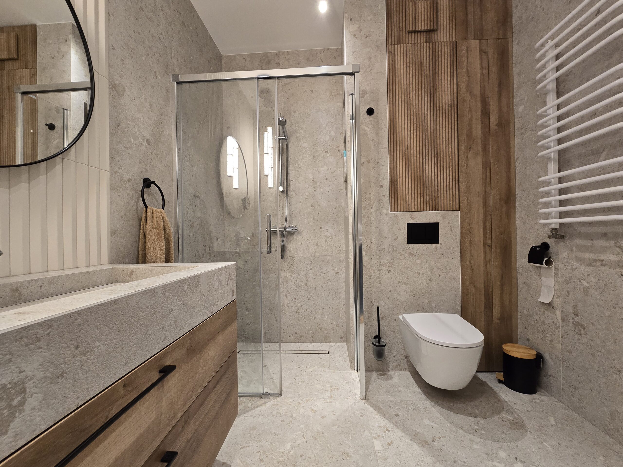 Minimalistyczna łazienka