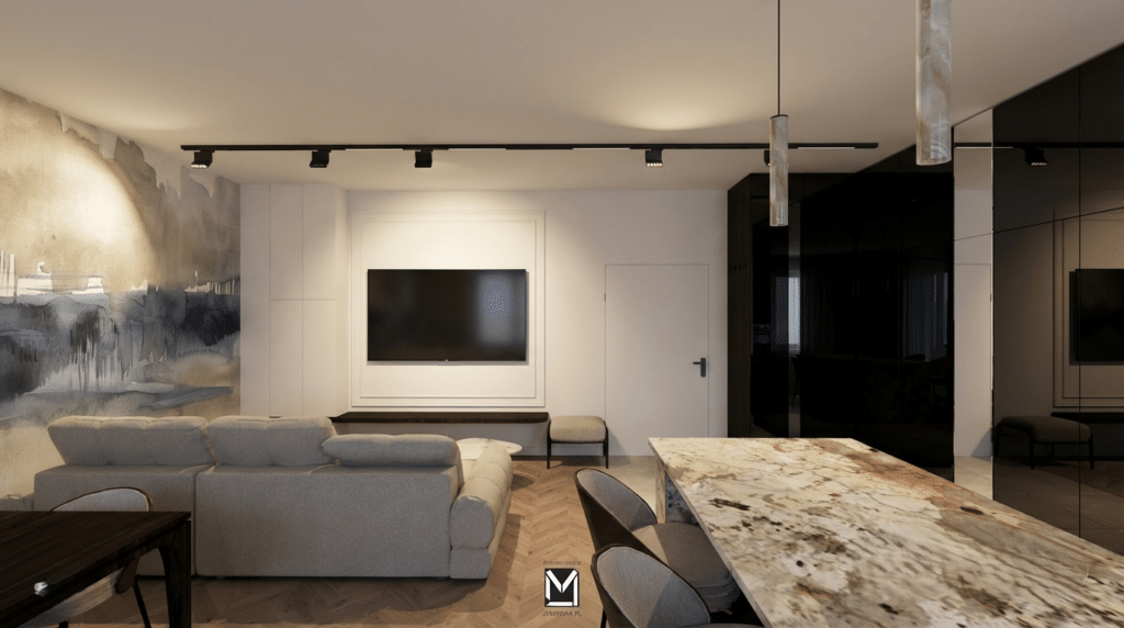 Projekt apartamentu w Gdański